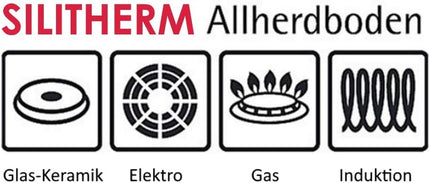 Silit Bratpfanne Talis 24 cm induktionsgeeignet Cromargan Edelstahl mit Keramikbeschichtung