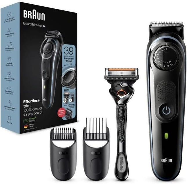 Braun BeardTrimmer BT5341 Barttrimmer & Rasierer für Männer