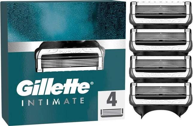 Gillette Intimate 4-Pack Rasierklingen - Schonend Empfindliche Haut & Intimbereich