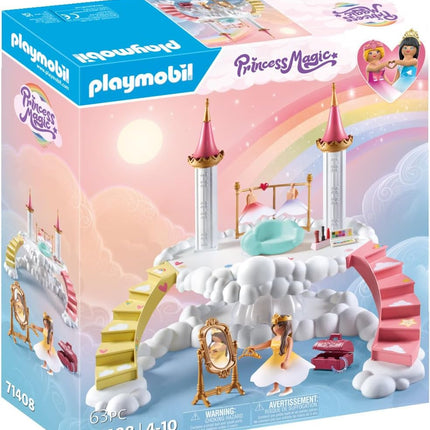 PLAYMOBIL 71408 Himmlische Ankleidewolke Princess Magic Spielzeug-Set 63-tlg