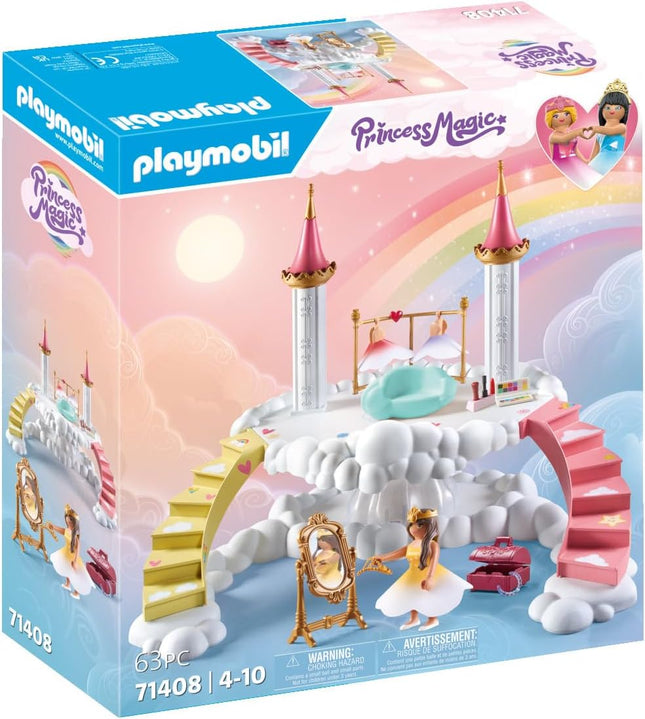 PLAYMOBIL 71408 Himmlische Ankleidewolke Princess Magic Spielzeug-Set 63-tlg