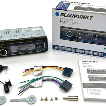Blaupunkt BPA 1124 DAB BT Bluetooth®-Freisprecheinrichtung, DAB+ Tuner Autoradio