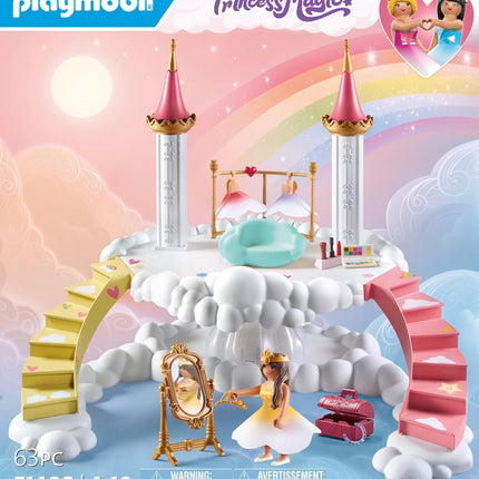 PLAYMOBIL 71408 Himmlische Ankleidewolke Princess Magic Spielzeug-Set 63-tlg