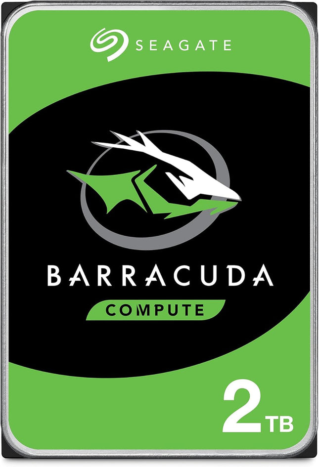 Seagate BarraCuda 2TB 3,5 Zoll SATA III HDD-Festplatte (ST2000DMZ08)