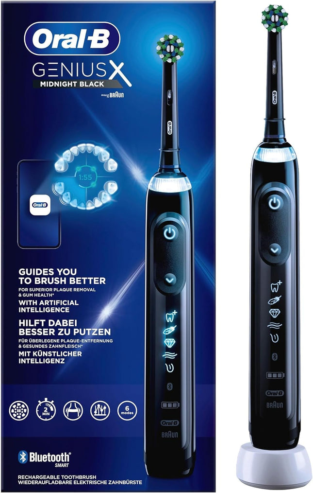 Oral-B Genius X Midnight Black Elektrische Zahnbürste