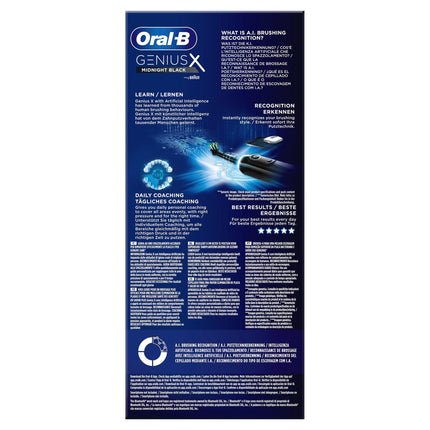 Oral-B Genius X Midnight Black Elektrische Zahnbürste