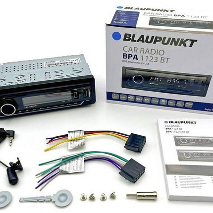 Blaupunkt BPA 1123 BT 1-DIN Autoradio, Bluetooth, USB, Aux-Eingang, Sub-Out, Multicolour, 4x50Watt, 12