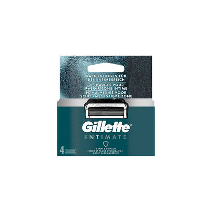 Gillette Intimate 4-Pack Rasierklingen - Schonend Empfindliche Haut & Intimbereich