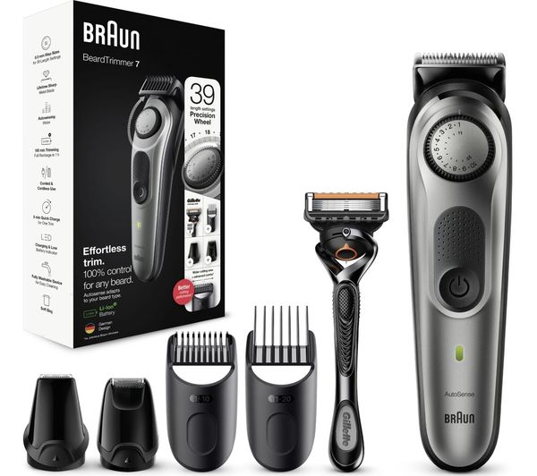 Braun Barttrimmer BT7220 | Styling-Set inkl. Gillette (7-tlg.)