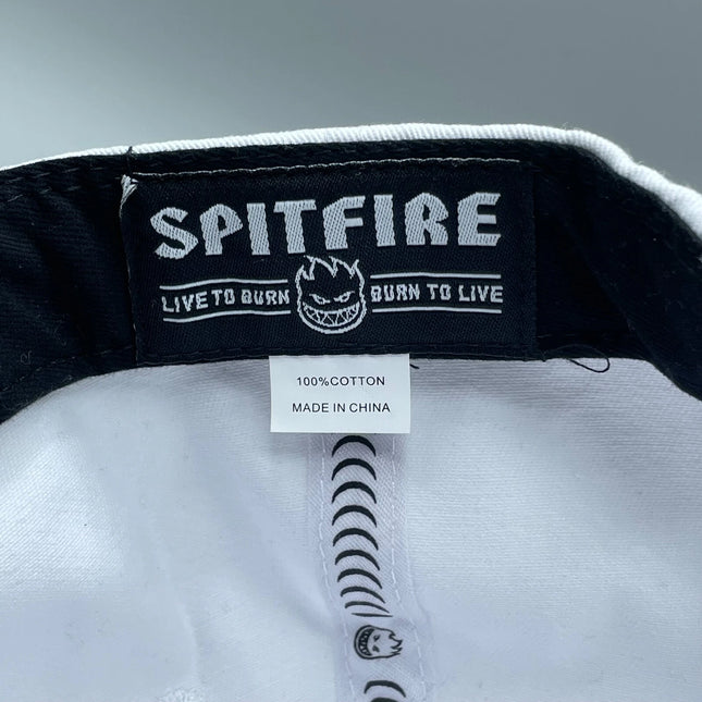 Spitfire Bighead Snapback Cap One Size Weiß/Rot