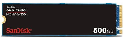 SanDisk SSD Plus M.2 NVMe SSD 500 GB interne SSD-Festplatte
