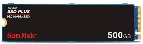 SanDisk SSD Plus M.2 NVMe SSD 500 GB interne SSD-Festplatte