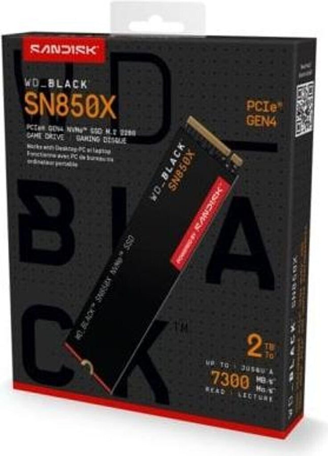 WD_BLACK SN850X 2TB NVMe M.2 SSD (WDS200T2X0E)