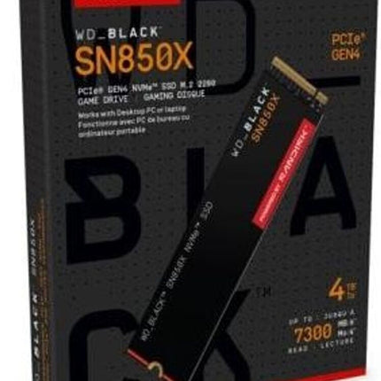 WD_BLACK SN850X 4TB NVMe M.2 SSD (WDS400T2X0E)